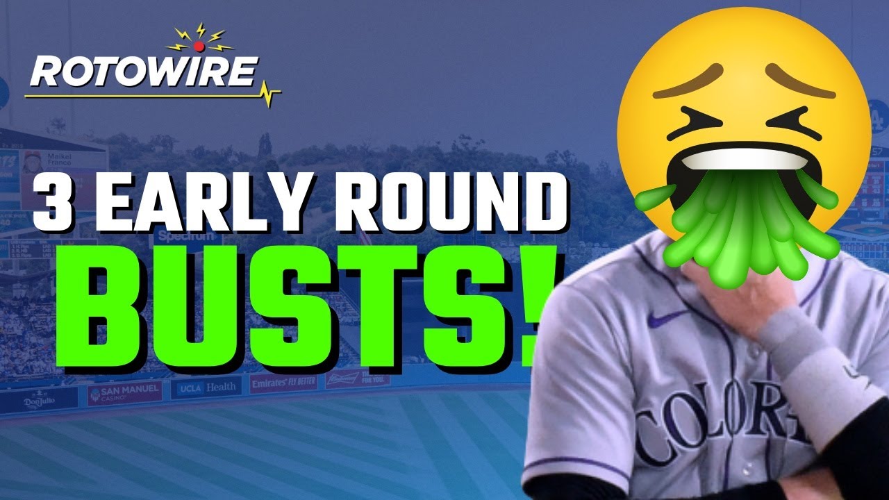 3 Early Round Busts!- 2022 Fantasy Baseball