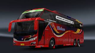 Bus Makmur Jetliner Review map indonesia part1
