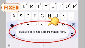 Fix This app does not support images here Problem