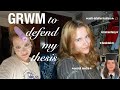 GRWM to defend my thesis and my dignity ★ talk on anti-intellectualism, booktok and tropes