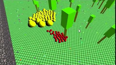 Cell joining (Agario 3D clone)