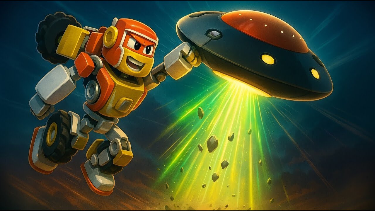 UFO-Sichtung! 👽 Robofuse | Rettungsfahrzeuge für Kinder