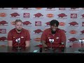 Arkansas Football: Caden Kitler and Ian Geffrard Talk Spring Practice