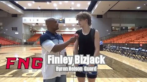 Byron Nelson Guard Finley Bizjack after 54 43 Regi...