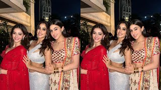 Sara Ali Khan, Janhvi Kapoor, Ananya Pandey, Shanaya Kapoor, Varun Dhawan Diwali Night