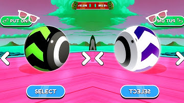 📍⚽Sky Rolling Ball 3D Vs Reversed Gameplay Max Level 327