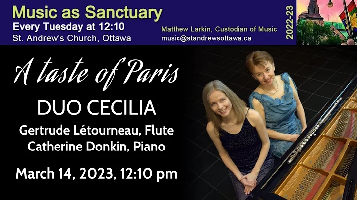 Duo Cecilia | Mar 14, 2023 | A taste of Paris (Mus...