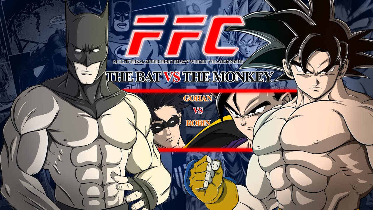 Goku VS Batman | Martial Arts Only - YouTube