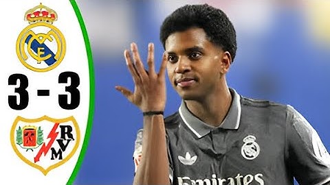 Real Madrid vs Rayo Vallecano 3-3 - all goals and highlights - 2024