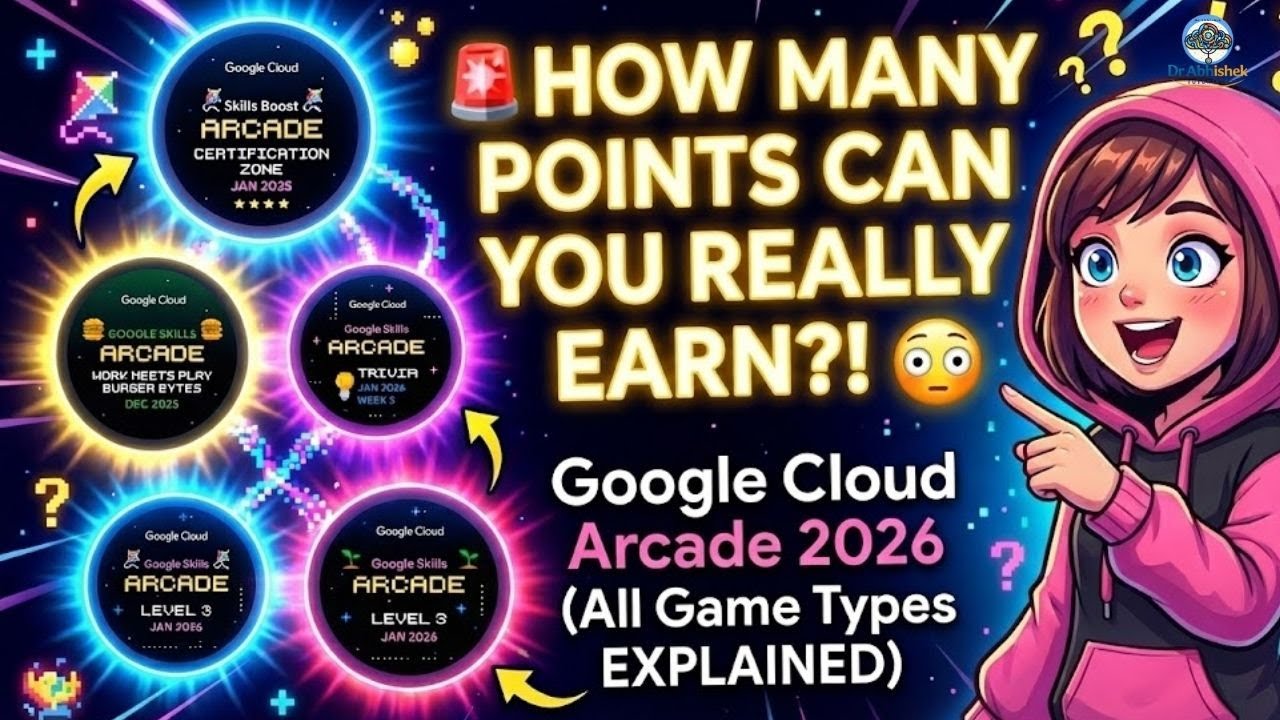 🚨 Сколько очков вы действительно можете заработать?! 😳 | Google Cloud Arcade 2026 (Все типы игр о...