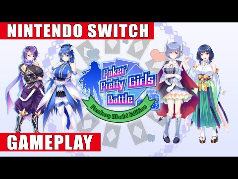 Poker Pretty Girls Battle: Fantasy World Edition Nintendo Switch Gameplay