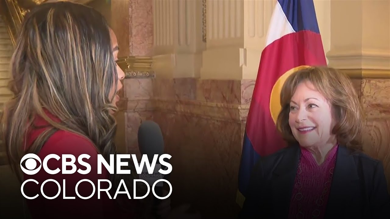 Colorado Lt. Gov. Dianne Primavera previews State of the State Address at capitol