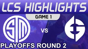 TSM vs EG Highlights Game 1 Playoffs Round 2 LCS Summer 2022 Team SoloMid vs Evil Geniuses by Onivia