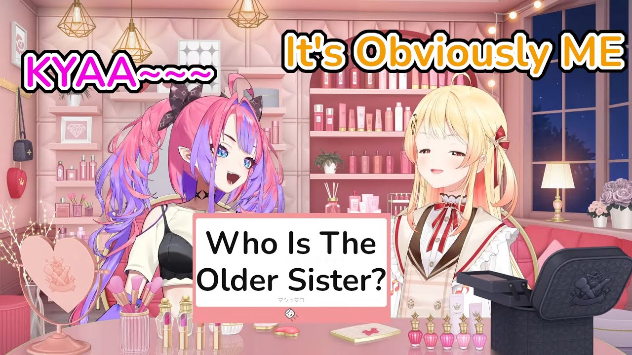 Two Brats Tickle Fighting Over Who's The Older Sister [Kikirara Vivi | Hololive Flow Glow | EN Subs]