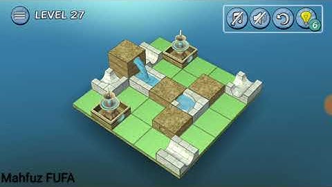Flow water Fountain 3D Puzzle | Basic Level 27