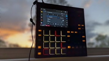 Making Ethereal Synthwave on the MPC One while the sun sets