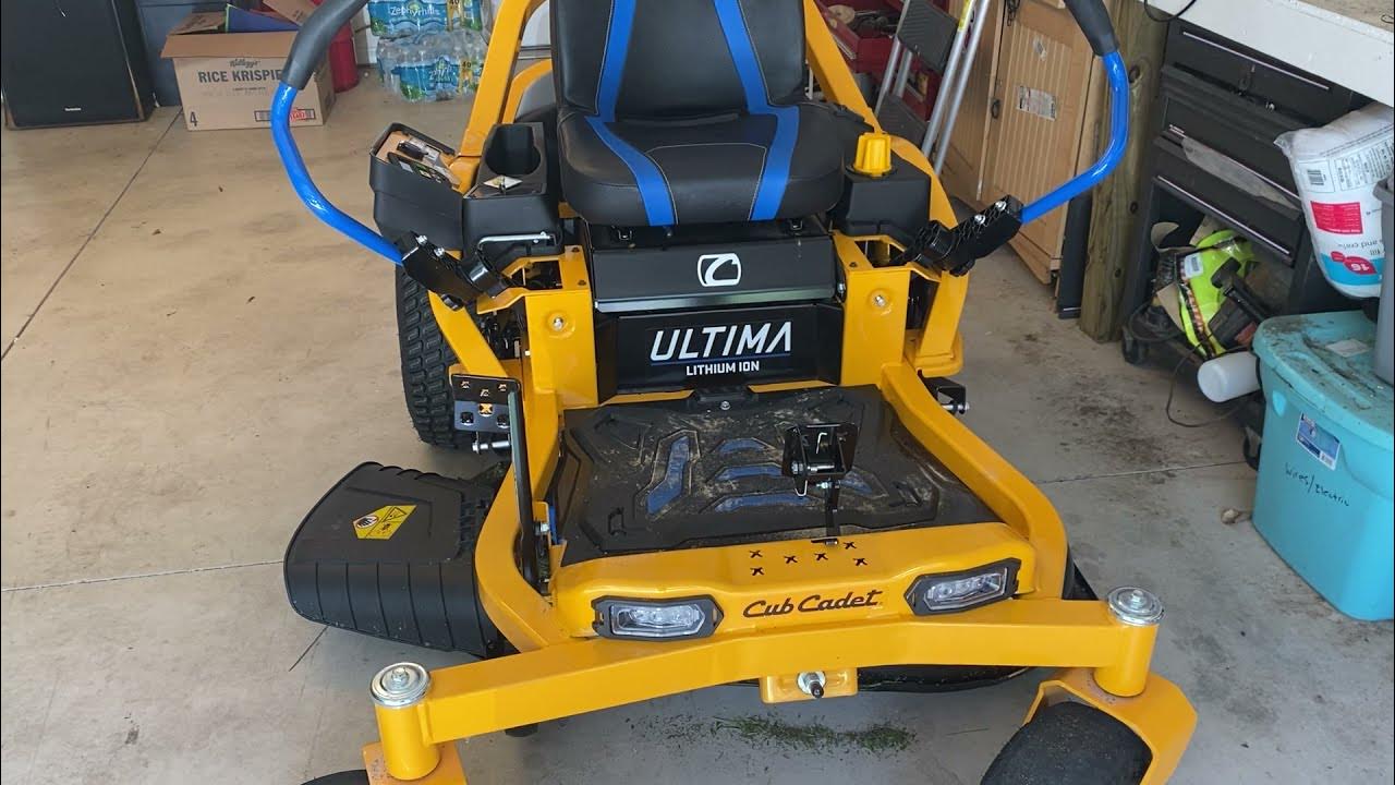 Cub cadet zt1 42e battery powered zero turn review thing. YouTube