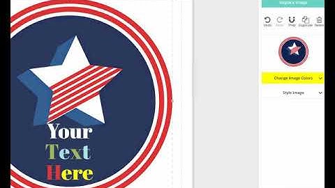 how to edit text and colors in Corjl template by Print Cut Hang