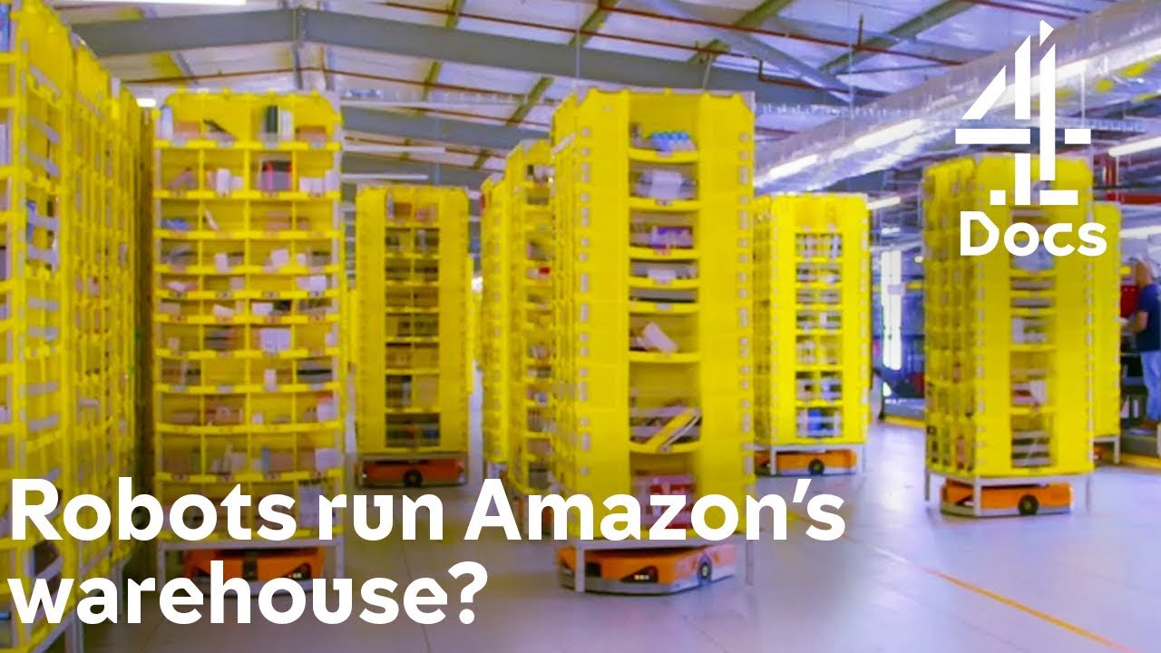 amazon robot in warehouse