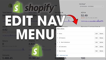 Shopify - How To Edit Navigation Menu / Header in Shopify (Any Theme)