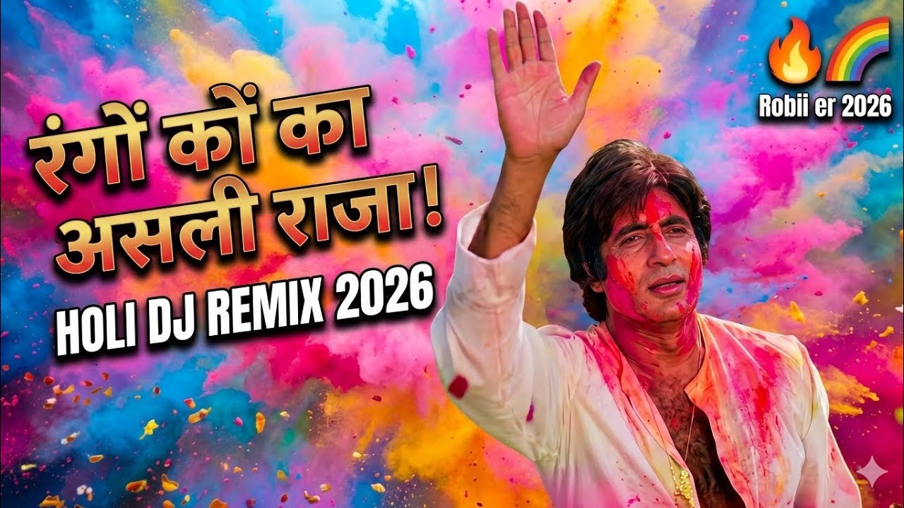 रंगों का असली धमाका! 🔥 | rang barse | Holi DJ Dance Remix | Festival Party Song | New Music Time 