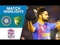 India Vs Aus 2016 Highlights