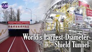 Crossing the Yellow River! Worlds largest-diameter underwater shield tunnel opens in E China