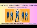 Case Study on Personal branding |  Microcontroller and Embedded Systems | SNS Institutions
