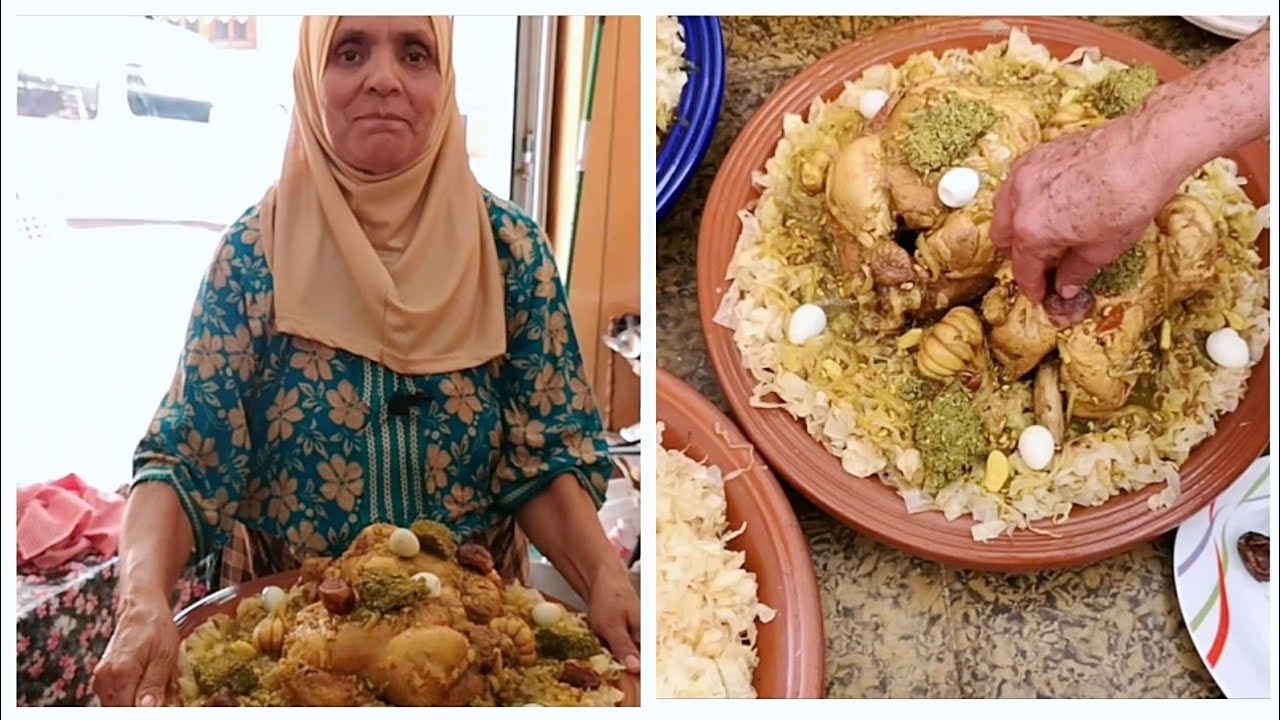 أشهر أكلة مغربية عند إستقبال مولود جديد مع لالة حادة
