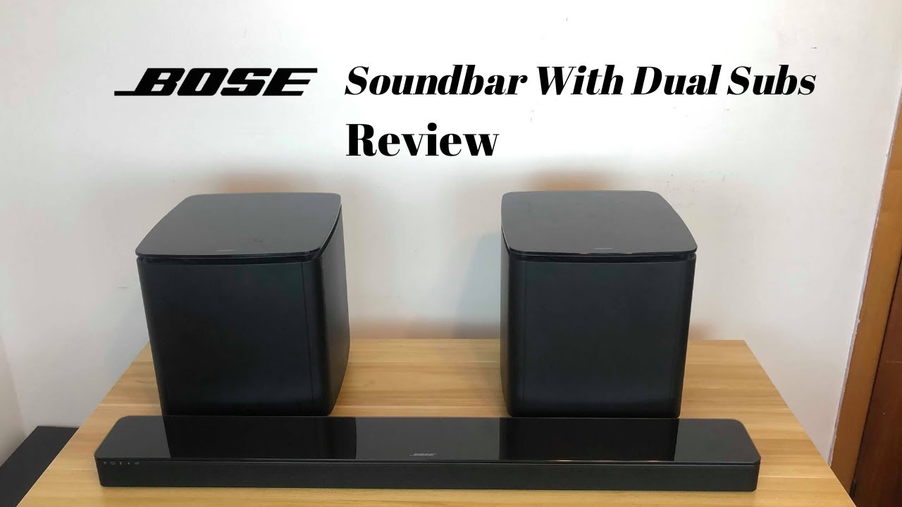 Bose Soundbar 700 with Dual sub New 