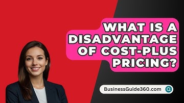 What Is A Disadvantage Of Cost-Plus Pricing? - BusinessGuide360.com