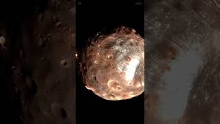 Phobos - Mars Moon With The Grooves And Stripes