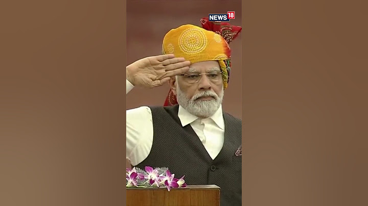 PM Modi hoists the Indian Tricolour at Red Fort on India's 77th Independence Day | News18 | #shorts