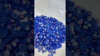 Be Createful Royal Blue AB Flatback Decoden Half Pearls