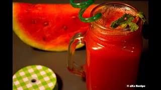 Refreshing Homemade watermelon juice | तरबूज का शरबत | tarbooz ka juice | summer Drink Recipes |