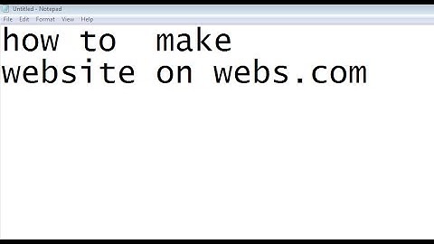 how to make website on web.com free tutorials
