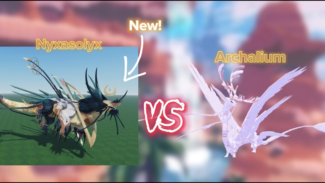 Nyxasolyx vs Archalium, Creatures of sonaria