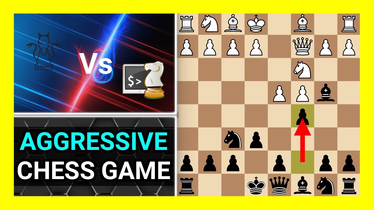 Aggressive Chess Engine Game, Zahak 10.0 vs Chess.cpp 4.0, Watch and ...