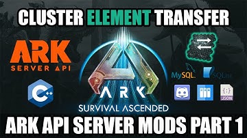 How to Create AsaAPI Plugins (Serverside Mods) Cluster Element Transfer Part 1
