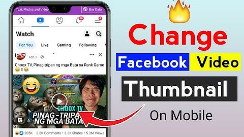 How to Set Facebook Video Thumbnail by Android | ADD / EDIT Facebook Video Thumbnail from your Phone