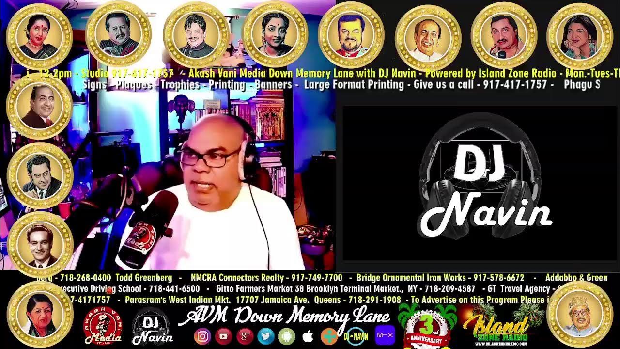 Akash vani media live down memory lane with dj navin powered by