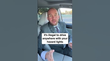 Is it illegal to drive with your hazards in the rain?!  #legaltips #shorts