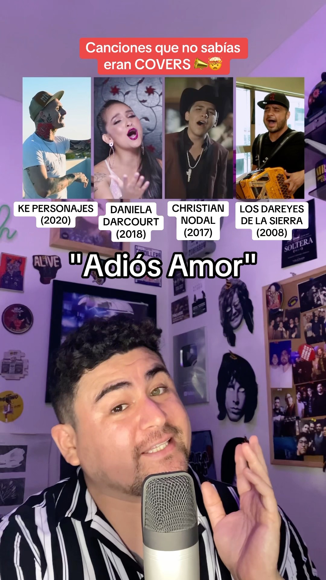 CHRISTIAN NODAL - Adiós Amor: Canciones que no sabías eran COVERS ??