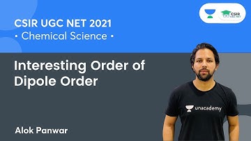 Interesting Order of Dipole Order #ChemistrybyAlokPanwar #Shorts