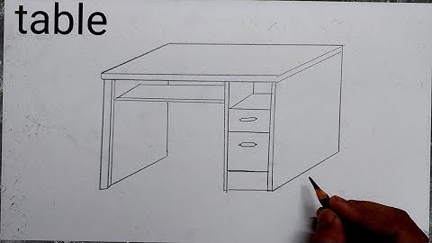 how to draw computer table I how to draw table I how to draw a table step by step