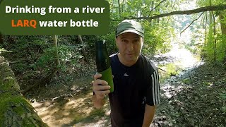 LARQ Bottle PureVis review  Preparing for my next trip  Safe drinking water wherever you go