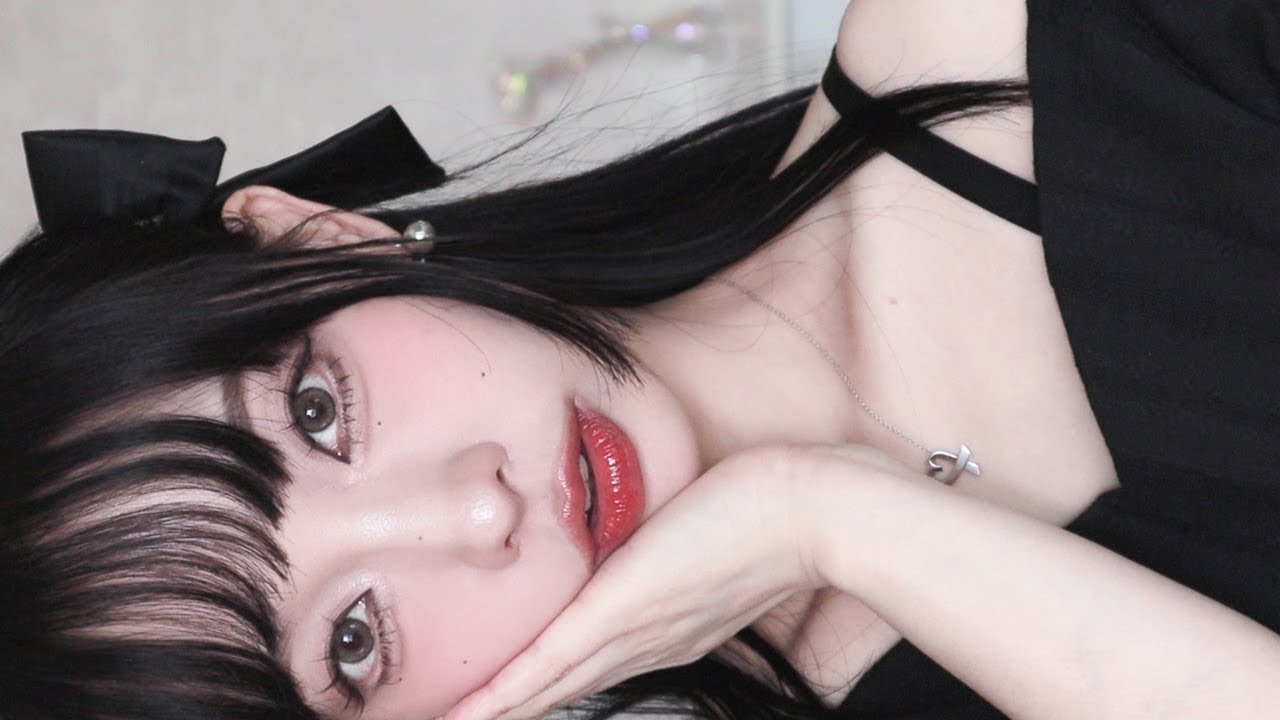 (요청)흑화한 쿠로미st 메이크업💜큐티 키치 스모키💜kuromi makeup