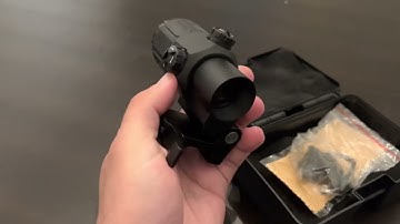 G33 3X Magnifier with Flip to Side Quick Detachable QD Mount Review, Great   Nice Quality!