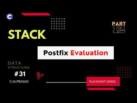 31: Postfix Evaluation | How to Evaluate Postfix Expression | Stack