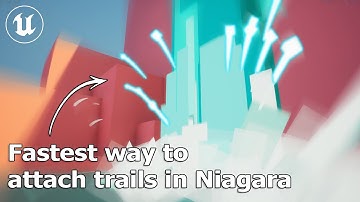Ep.4 Attaching Trails to Particles with Events | UE5 Learning Niagara with Niagara Falls